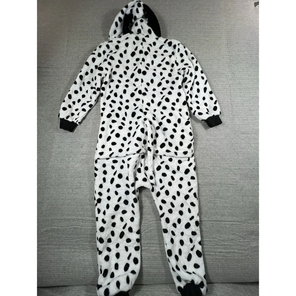 Dalmatian Dog Animal One Piece Costume Soft Fleece Unisex Size 7/8 Years (130)
